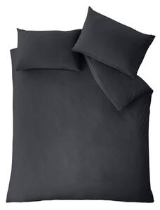 Черно единично спално бельо 135x200 cm So Soft Non Iron – Catherine Lansfield