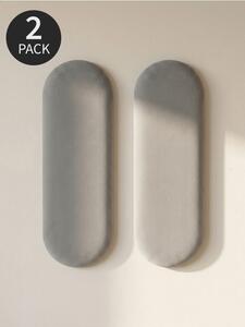 Sinsay - Тапицирани стенни панели 2 pack - Светло сиво