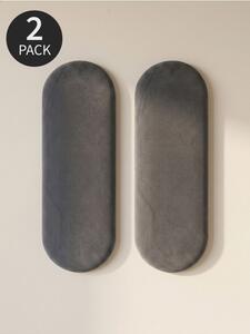 Sinsay - Тапицирани стенни панели 2 pack - тъмносиво