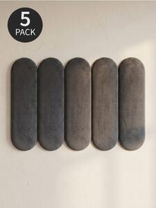 Sinsay - Тапицирани стенни панели 5 pack - тъмносиво