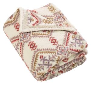 Одеяло в естествен цвят 240x200 cm Navajo Fleece – Catherine Lansfield
