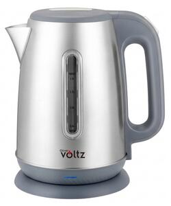 Електрическа кана Oliver Voltz OV51230AC, 2200W, 1.8 л, 360° основа, Корпус от неръждаема стомана, Сребрист