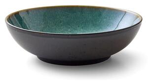 Зелена/черна глинена купичка за сервиране 1,8 l Gastro Green/Black – Bitz