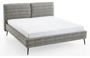 Тъмнозелено двойно легло 160x200 cm тапицирано без ламелно дъно Infinity – Meise Möbel
