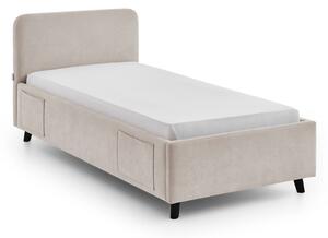 Бежово детско легло 90x200 cm без ламелно дъно Cosy – Meise Möbel