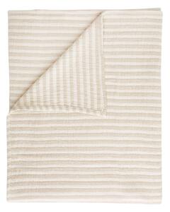Памучно одеяло в естествен цвят 150x200 cm Cotton Muslin Stripe – Bianca