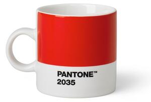 Червена порцеланова чаша за еспресо 120 ml Red 2035 – Pantone