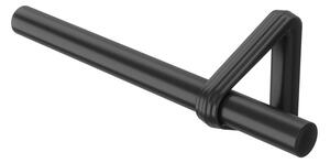 Матово черно стоманен разширяем прът за завеси 107 - 305 cm Trinity – Umbra