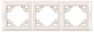 Тройна рамка за контакти OSTE JNH015-3F Beige