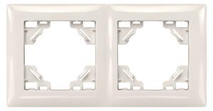 Двойна рамка за контакти OSTE JNH014-2F Beige