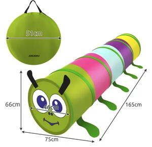 Детски тунел за игра - гъсеница 165 см