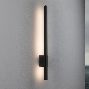 Paulmann Stan LED външна стенна лампа 80 cm, Черен, Метал, Модерен
