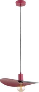 Полилей на кабел SAVANA 1xE27/15W/230V черен/червен