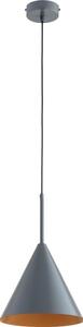 Полилей на кабел FABO 1xE27/15W/230V сив