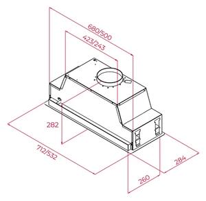 Teka GFL 57651 Аспиратор за пълно вграждане