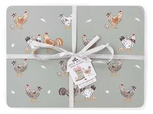 Коркови подложки за хранене в комплект 4 бр. 21x29 cm Hen House – Cooksmart ®