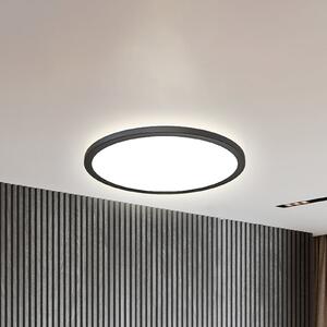 B.K. Licht LED панел Slim Remote RGBW, Ø 42 cm, черен, задно осветление, Затъмняване, Черен, кабинет / офис, Пластмаса