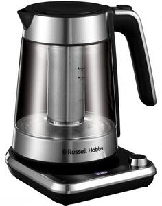 Електрическа кана Russell Hobbs Attentiv 26200-70, 3000W, 1.7 l, Инфузер, Температурен контрол, Таймер, Инокс/черен