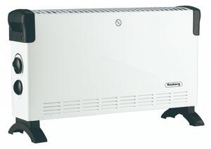 Конвектор за под Rosberg R51974F, 2000W, 3 степени, Автоматично изключване, Защита от прегряване, Термостат, Бял