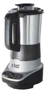 Блендер за супа с нагревател Russell Hobbs Soup & Blend 21480-56, 1200W, 1.75L, 8 програми, Звук, Поддържане на топлина, Черен/инокс