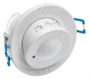 GTV AE-CM1500-00 CM-15 Микровълнов датчик движ., луна ф64, max.1200W,LED,360*, R8m, рег.,IP20 бял