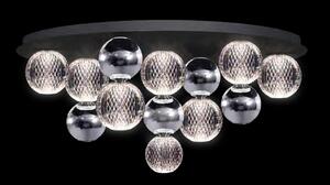 DIAMOND LED ТЯЛО ЗА ТАВАН 32W 3000K, ЧЕРНО+ХРОМ