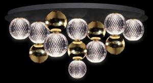 DIAMOND LED ТЯЛО ЗА ТАВАН 32W 3000K, ЧЕРНО+ЗЛАТО