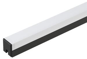 EL-28CR ПРОФИЛ ЗА LED ЛЕНТА 2.5M ОМ, ЧЕРЕН