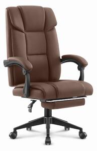 Офис стол HC-1029 BROWN с поставка за крака
