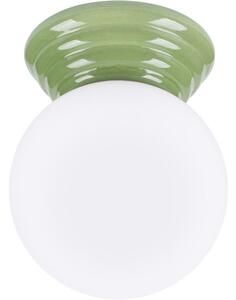 Sollux SL.1900 - Плафон за баня ZORI 1xG9/8W/230V, Ø 12 см, IP44, зелен
