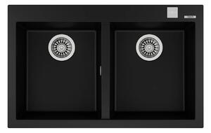 Teka ForSquare 2B 790 TG Композитна мивка за вграждане