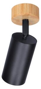 Brilagi - Точково осветително тяло SELE 1xGU10/30W/230V черно/дъбов декор