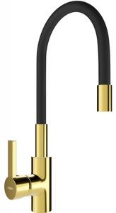 Mexen Flex батерия за кухня, златна/черна - 670900-57