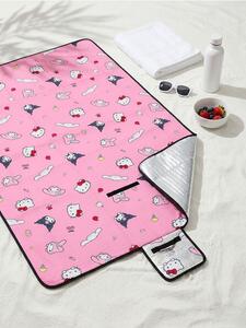 Sinsay - Пикник одеяло Hello Kitty - розов