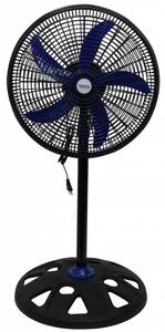 Вентилатор Oliver Voltz OV51760N18, 50W, 18", 3 скорости, Светлинен индикатор, Регулиране, Черен/син