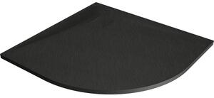Mexen Bert душ кабина полукръгла SMC 80 x 80 см, черен - 4KR708080