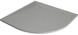 Mexen Bert душ кабина полукръгла SMC 80 x 80 см, сива - 4KR618080
