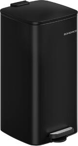 Songmics Lit Litter Bin Black 28.5x34x54.4 cm