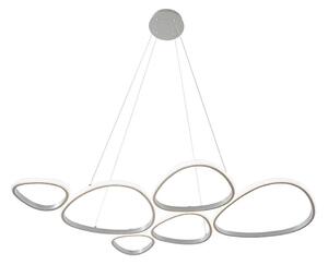 LED полилей на кабел HELIX LED/61W/230V сребрист