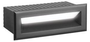 Външно вградено LED осветително тяло FLIK, 3W, 230V, IP65, антрацит