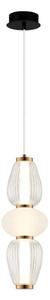LED полилей на кабел SHINY LED/17W/230V бял/златен