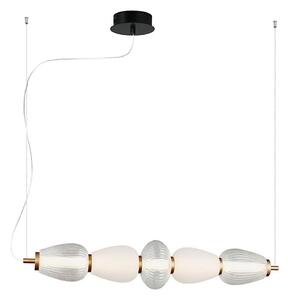 LED полилей на кабел SHINY LED/23W/230V бял/златен