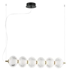 LED полилей на кабел PELLUCID LED/23W/230V златист/прозрачен