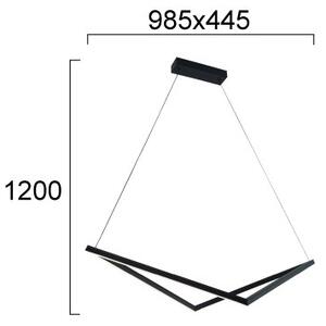 LED полилей на кабел ISLA LED/32W/230V черен
