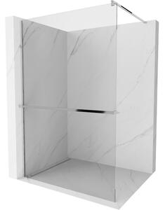 Mexen Kioto+ душ кабина с рафт Walk-in 90 x 200 см, прозрачна, хром - 800-090-121-01-00