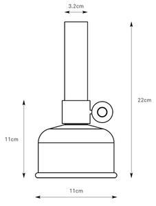 Markslöjd 108919 - LED Димируем акумулаторен лампа ASTRID LED/2W/1200 mAh IP44 черен