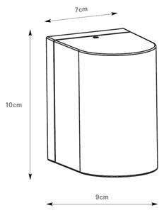 Markslöjd 109107- LED димируем външен стенен осветител ALOR LED/4,9W/230V IP65 черен