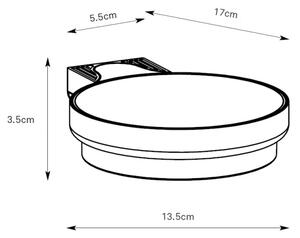 Markslöjd 108952 - LED димируема соларна стенна лампа FRAME LED/2W/4000 mAh IP44