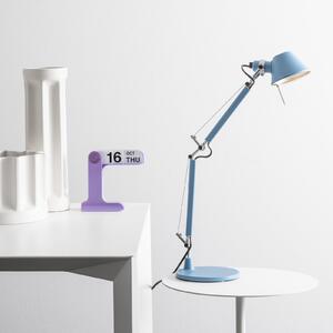 Artemide настолна лампа Tolomeo Micro, светлосиня, Син, кабинет / офис, Алуминий, Дизайн, Сенник за маса