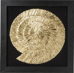 Стенна декорация Golden Snail 120x120см
